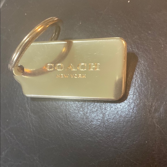 Coach Accessories - Coach Gold Keychain